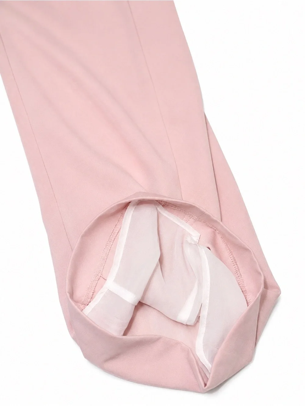 Zara Pink Jumpsuit lined v neckline low back size small dressy - Picture 5 of 10